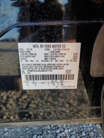 2018 FORD EDGE SEL - 2FMPK4J99JBC21119