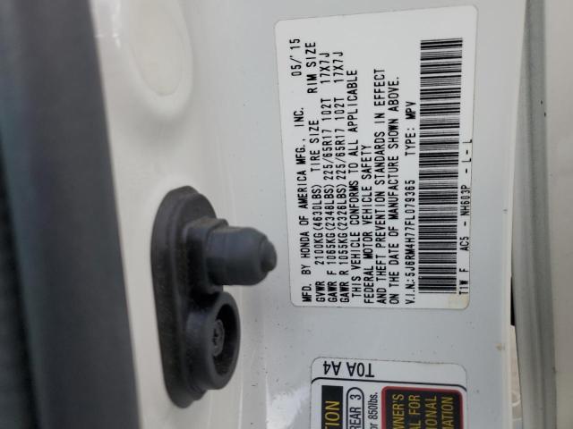 2015 HONDA CR-V EXL - 5J6RM4H77FL079365