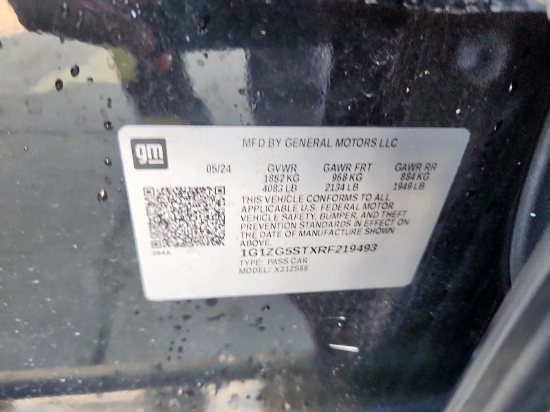 2024 CHEVROLET MALIBU RS 1G1ZG5STXRF219493