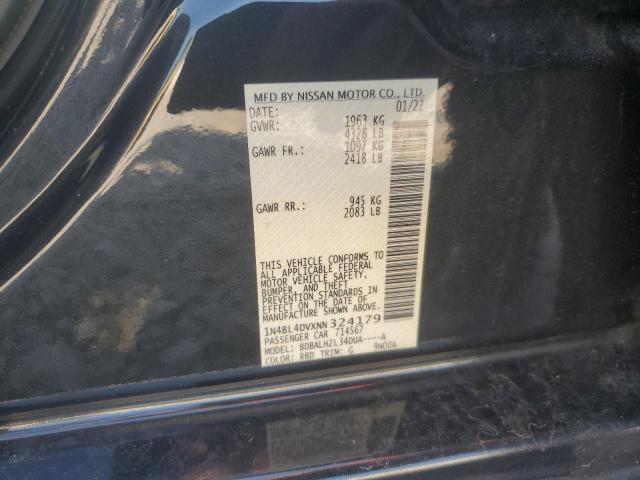 2022 NISSAN ALTIMA SV - 1N4BL4DVXNN324179