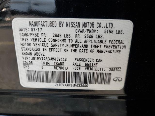 2018 INFINITI Q50 LUXE JN1EV7AR3JM432446