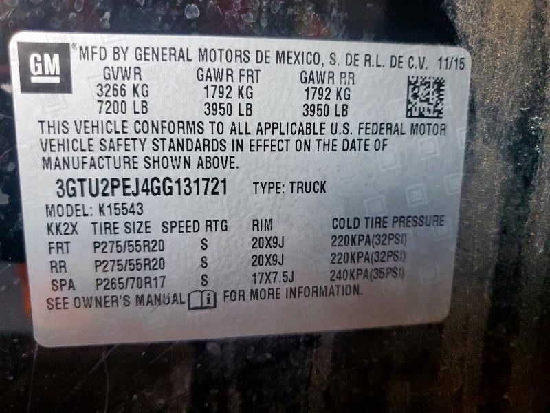 2016 GMC SIERRA K15 #3279826257