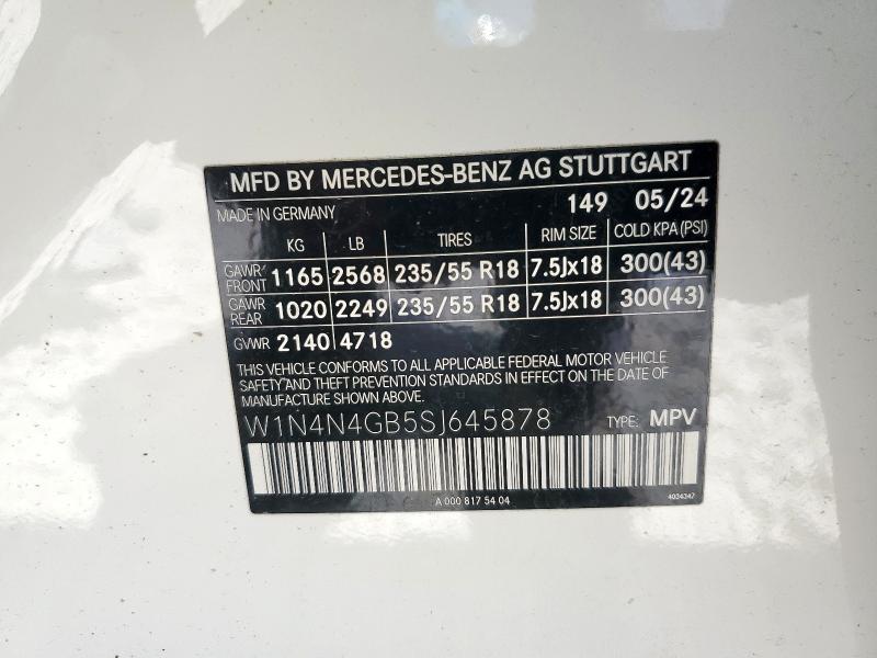 2025 MERCEDES-BENZ GLA 250 W1N4N4GB5SJ645878