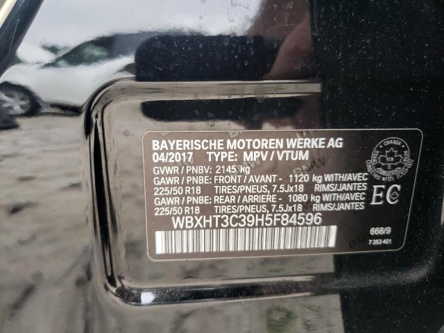 2017 BMW X1 XDRIVE2 - WBXHT3C39H5F84596