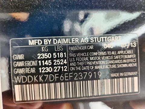 2014 MERCEDES-BENZ E 550 - WDDKK7DF6EF237919