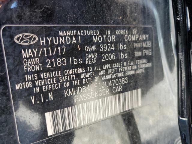 2018 HYUNDAI ELANTRA SE - KMHD84LF1JU470383