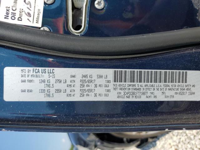 2015 DODGE JOURNEY SXT 3C4PDCBB1FT710877