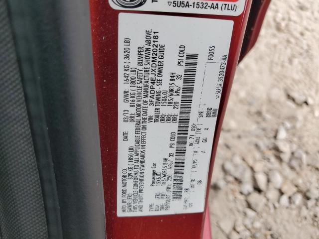 2013 FORD FIESTA SE - 3FADP4EJXDM202181