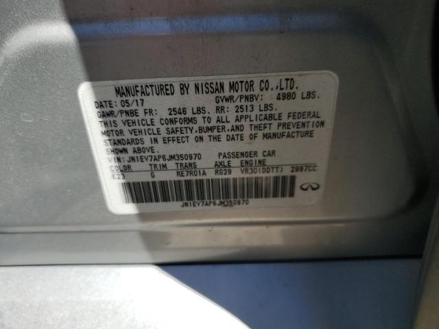 2018 INFINITI Q50 LUXE - JN1EV7AP6JM350970