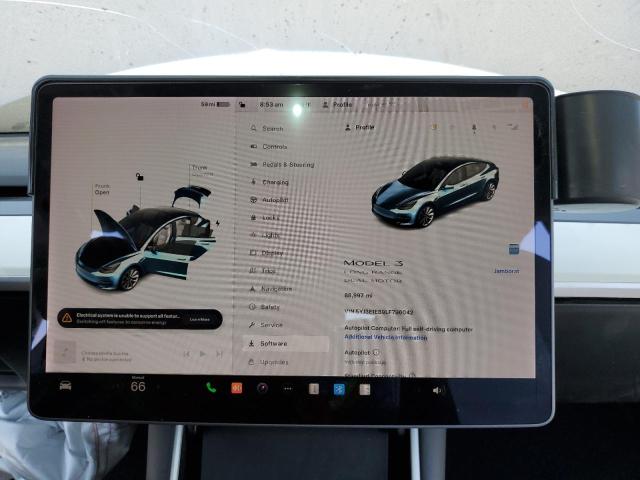 2020 TESLA MODEL 3 5YJ3E1EB9LF796042