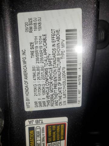 2020 ACURA RDX 5J8TC1H33LL020479