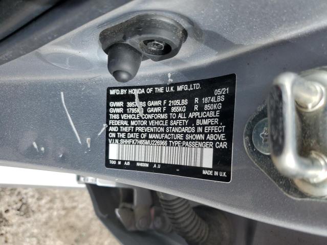 2021 HONDA CIVIC EX - SHHFK7H65MU226966