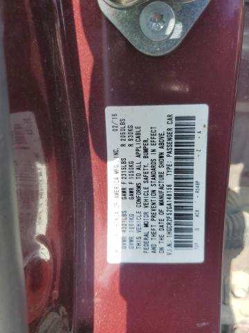 2016 HONDA ACCORD SPO 1HGCR2F52GA148156