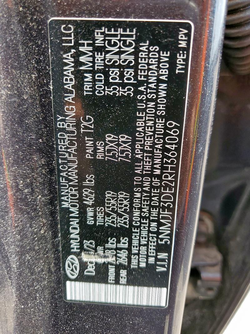 2024 HYUNDAI TUCSON SEL - 5NMJF3DE2RH364069