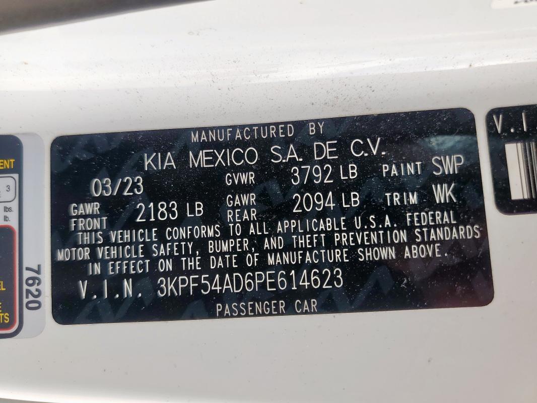 2023 KIA FORTE GT L - 3KPF54AD6PE614623