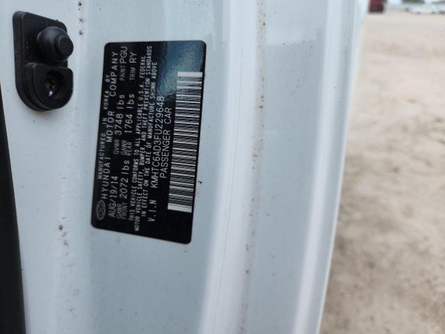 2015 HYUNDAI VELOSTER - KMHTC6AD3FU229648
