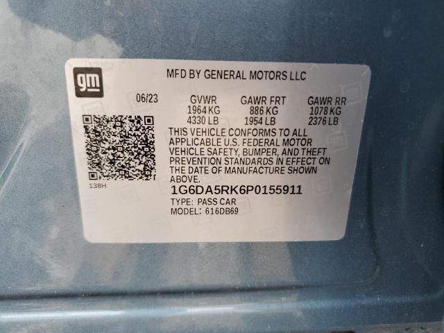 2023 CADILLAC CT4 LUXURY 1G6DA5RK6P0155911