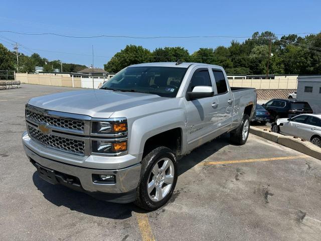 CHEVROLET SILVERADO 2015 silver 4dr ext gas 1GCVKRECXFZ175576 photo #1