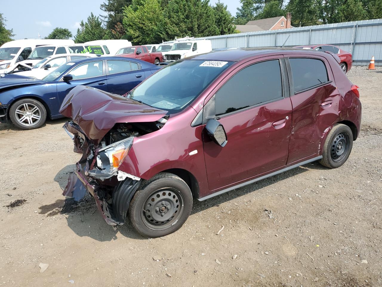 Lot #3285761652 2020 MITSUBISHI MIRAGE ES