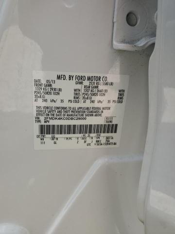 2013 FORD EDGE LIMIT - 2FMDK4KC0DBC29000