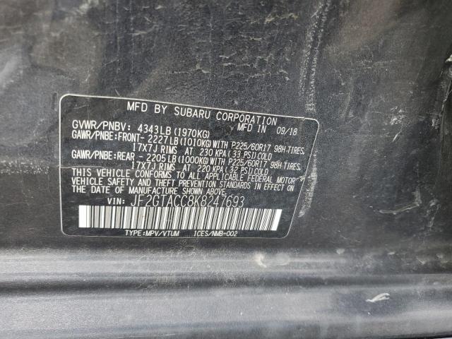 2019 SUBARU CROSSTREK JF2GTACC8K8247693