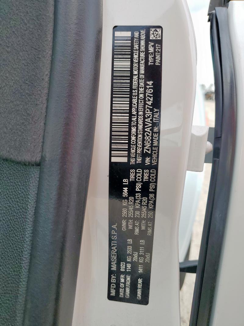 2023 MASERATI GRECALE GT - ZN682AVA3P7427614