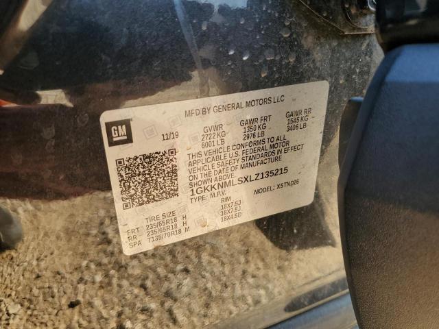 2020 GMC ACADIA SLT 1GKKNMLSXLZ135215
