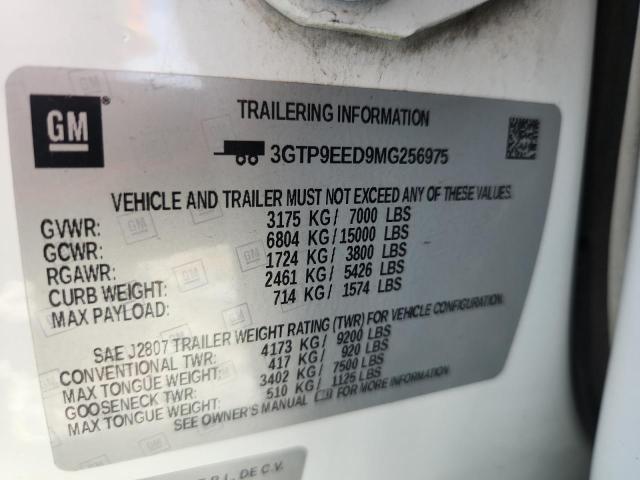 2021 GMC SIERRA K1500 AT4 3GTP9EED9MG256975