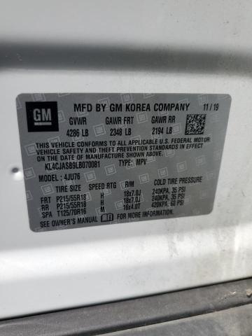 2020 BUICK ENCORE PRE KL4CJASB9LB070081
