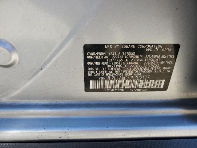 2018 SUBARU CROSSTREK JF2GTAMC7JH302177