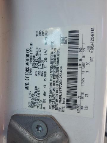 2016 FORD TRANSIT CONNECT XLT NM0LS7F72G1256484