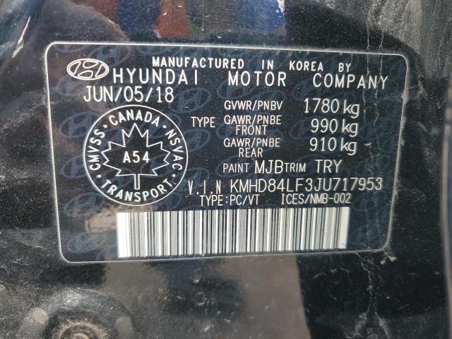2018 HYUNDAI ELANTRA SE - KMHD84LF3JU717953