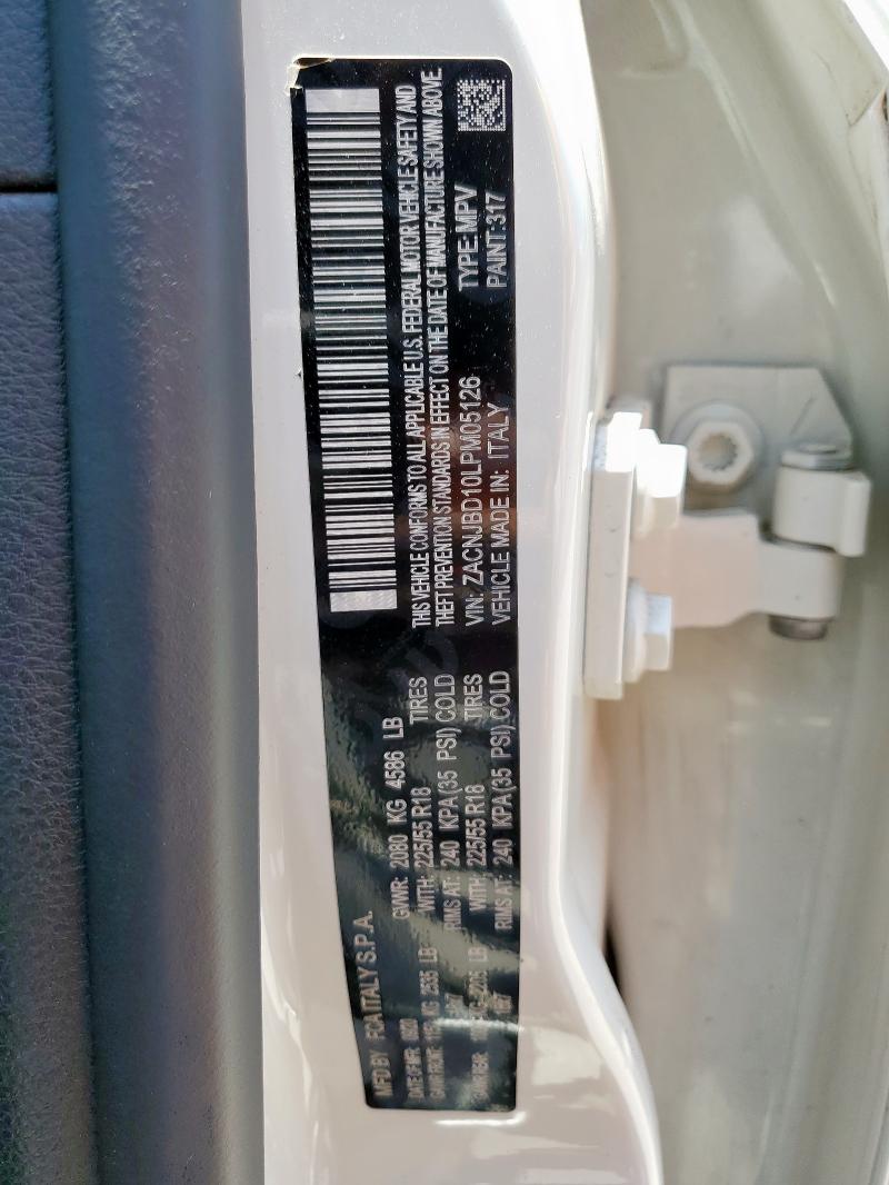 2020 JEEP RENEGADE LIMITED ZACNJBD10LPM05126