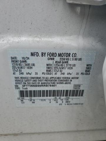 2024 FORD MAVERICK XL 3FTTW8B99RRB78461