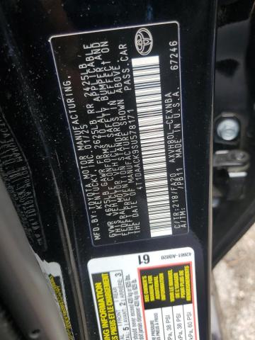 2025 TOYOTA CAMRY XSE 4T1DAACK9SU578171