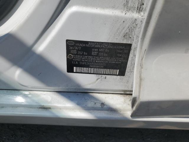 2017 HYUNDAI SONATA SE 5NPE24AF0HH551117