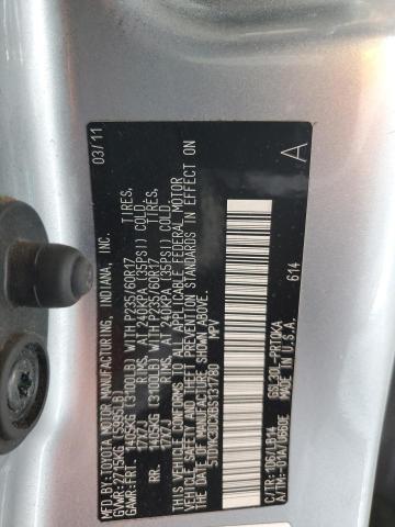 2011 TOYOTA SIENNA XLE - 5TDYK3DCXBS131780