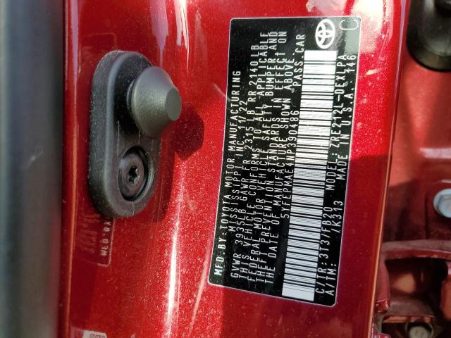 2022 TOYOTA COROLLA LE - 5YFEPMAE4NP390486