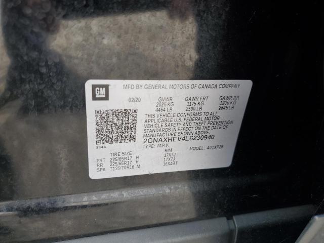2020 CHEVROLET EQUINOX LS 2GNAXHEV4L6230940