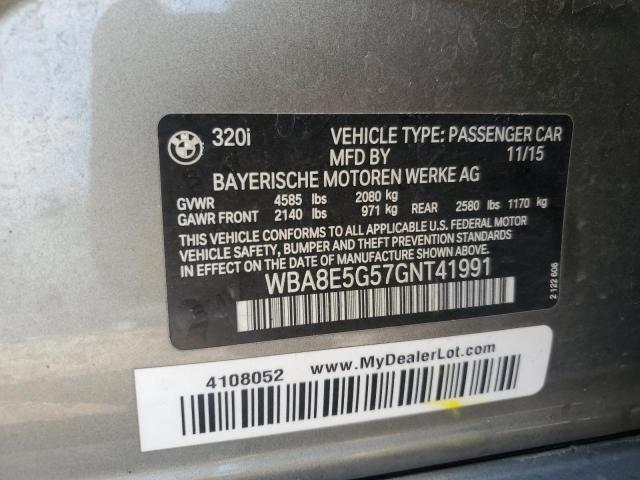 2016 BMW 320 XI WBA8E5G57GNT41991