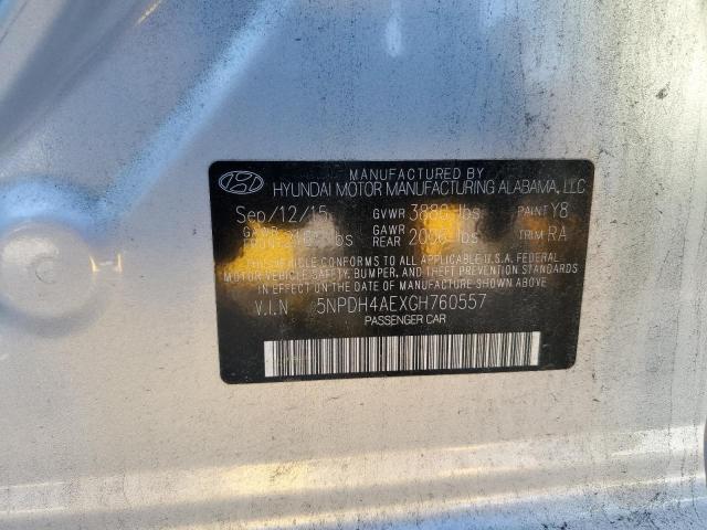 2016 HYUNDAI ELANTRA SE 5NPDH4AEXGH760557