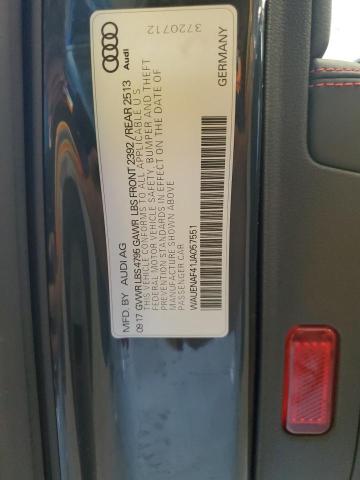 2018 AUDI A4 PREMIUM WAUENAF41JA057551