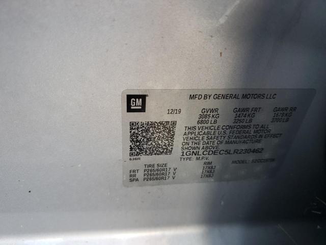2020 CHEVROLET TAHOE POLI 1GNLCDEC5LR230462