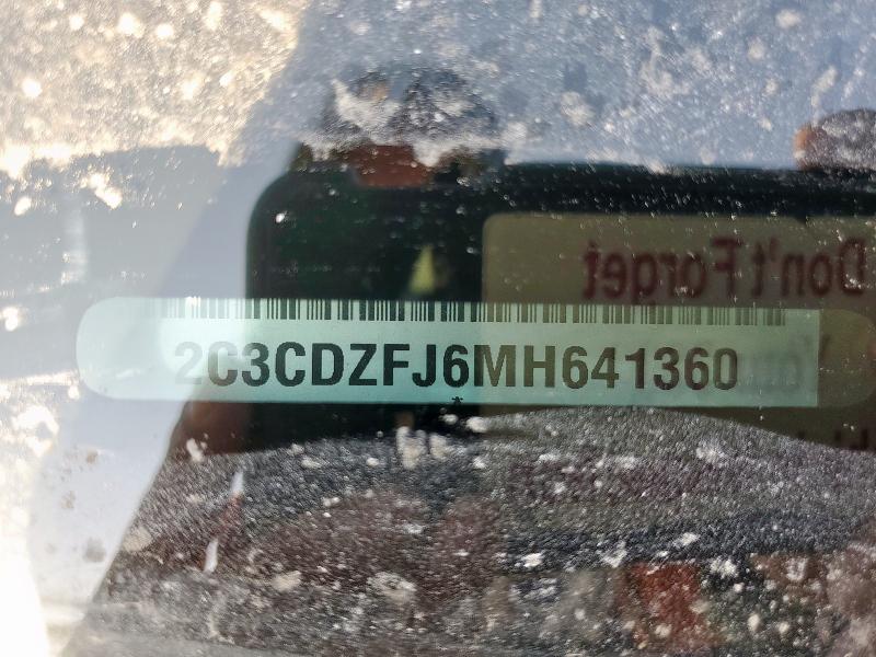 2021 DODGE CHALLENGER 2C3CDZFJ6MH641360