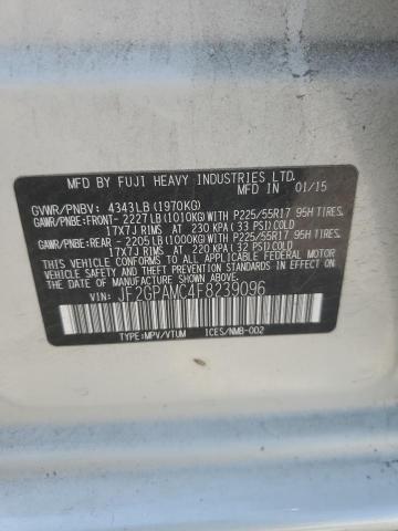 2015 SUBARU XV CROSSTR JF2GPAMC4F8239096