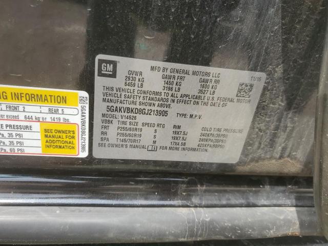 2016 BUICK ENCLAVE 5GAKVBKD8GJ213905
