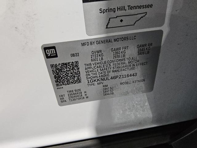2023 GMC ACADIA SLT 1GKKNUL46PZ116443