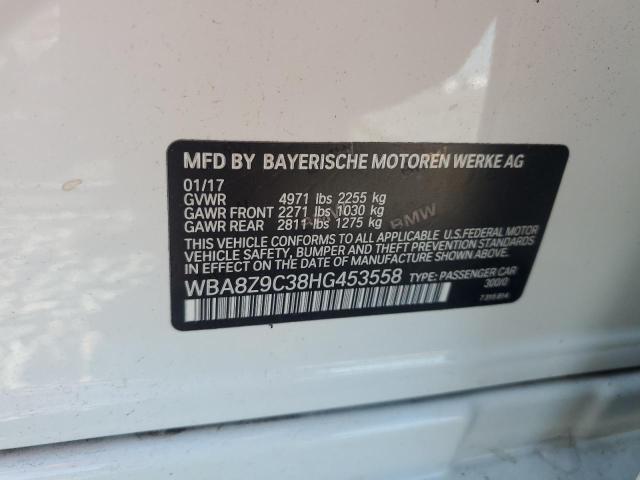 2017 BMW 330 XIGT WBA8Z9C38HG453558