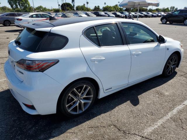 LEXUS CT 200 2016 white  hybrid engine JTHKD5BH6G2270022 photo #4