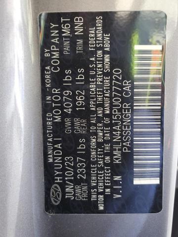 2023 HYUNDAI ELANTRA LIMITED KMHLN4AJ5PU077720